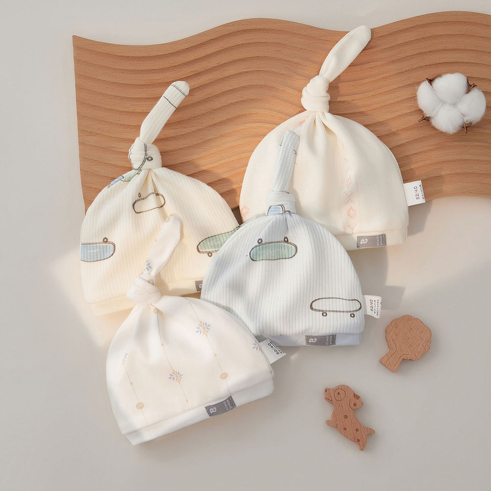 Babylon newborn baby pure cotton double-layer beanie - adorable, super cute, new lightweight style, unisex baby pullover hat