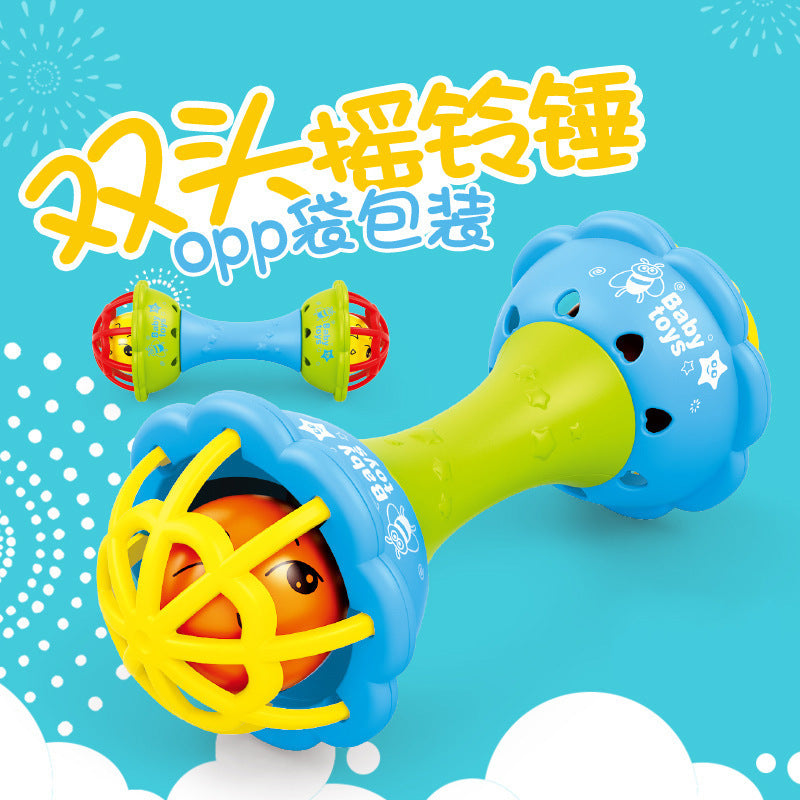 Baby claw ball rattle fitness soft glue hand rattle, baby toothpaste infants and toddlers 0-1 years old educational toys wholesale