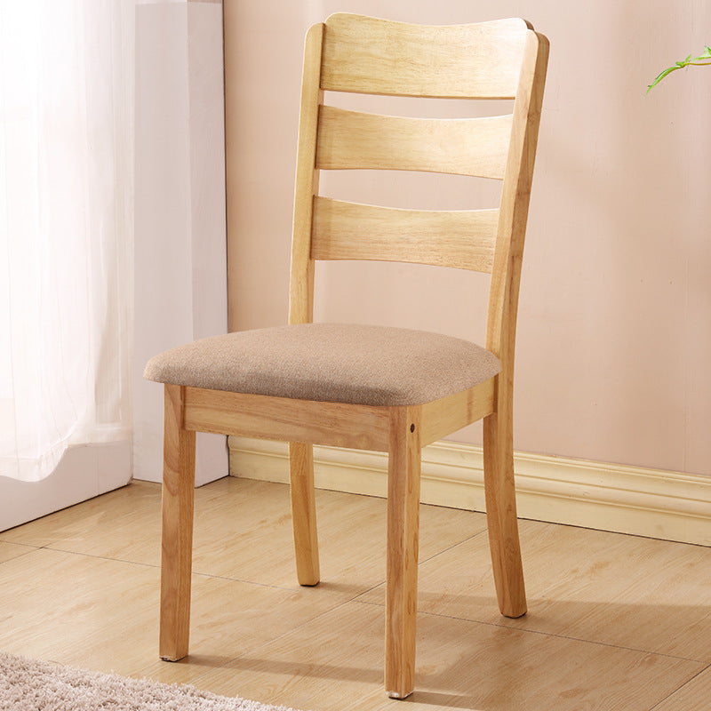 Solid wood chair backrest dining chair - comfortable for extended use - chinese style restaurant minimalist wooden dining chair