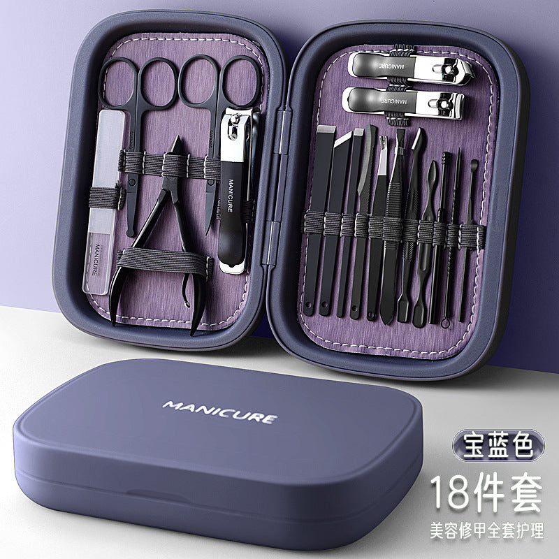 Stainless steel cuticle nippers manicure tool nail clipper full set, nail scissors set, nail clippers wholesale - high quality