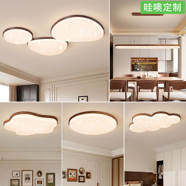 [Wow] Medieval ceiling lamp 2025 new modern simple pebble gypsy star lamp whole house package