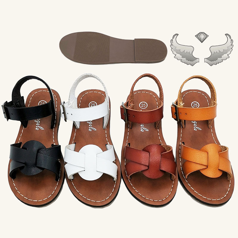 Stall direct sales Comfortable casual girls sandals New medium and small children's Factory Children's shoes