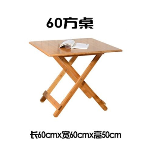 Nanzhu foldable table portable small table simple foldable dining table small apartment dining table square table square for home