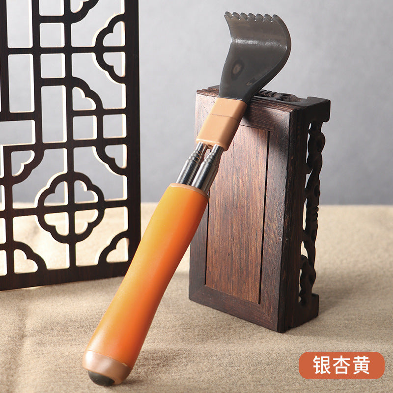 Itchy scratcher, no need to ask for help, scratcher, old man, scratchy scratcher, handy gadget, retractable stainless steel double pole anti-rotation