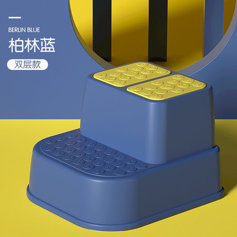 Kids step stoolfor homeplastic step stool small bench baby foot stool hand washing step face washing foot stool