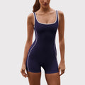 sleeveless long and short one-piece yoga wear running sports fitness low-intensity training wear pilates one-piece