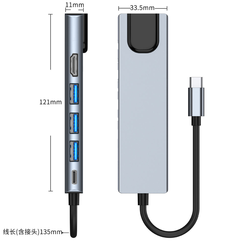 type-c hub expansion multi-interface adapter suitable for apple notebook gigabit network card expansion dock