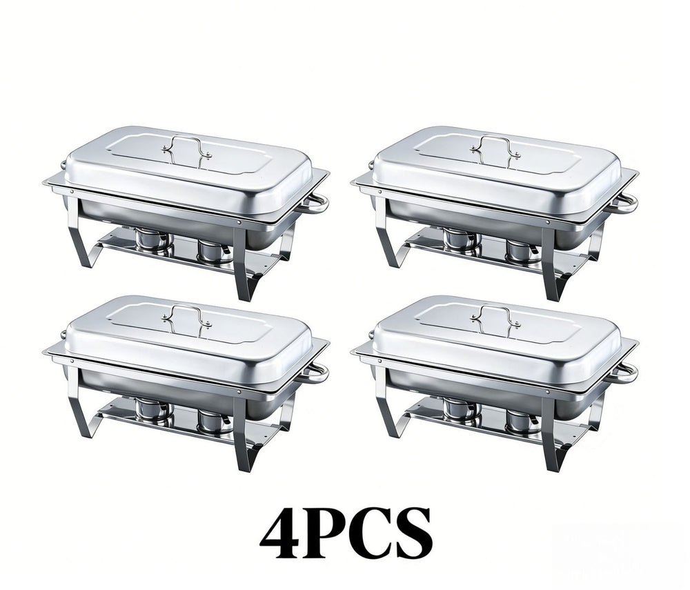 Stainless steel buffet warming table - commercial grade breakfast buffet warmer for hotels - ready to ship wholesale