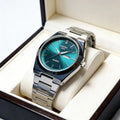 Authentic new men's watch - automatic, waterproof, fashionable business style, trendy dual calendar, designer wristwatch for men