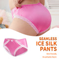 European and american hot-selling satin sexy lace plus size panties women's bow french comfort  women's underwear