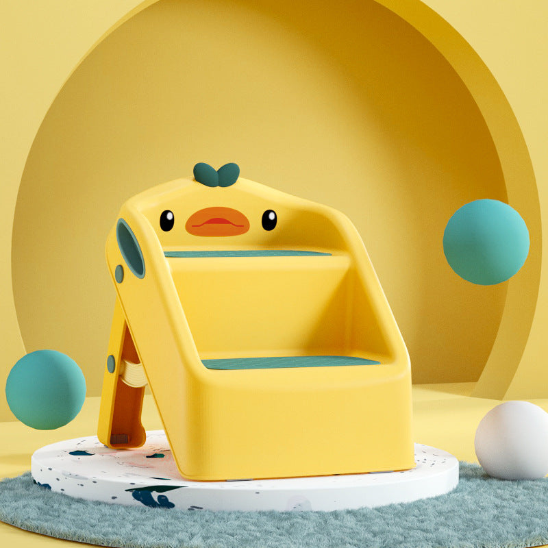 Kids step stool baby step stool hand washing step non-slip stool washing face brushing teeth stool foldable foot stool