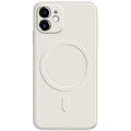 Suitable for apple 17pro magnetic phone case iphone16 liquid silicone magsafe precision hole 13 anti-fall case 14