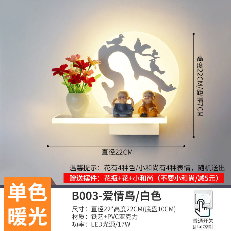 The whole network low-cost led corridor aisle entrance light new Nordic stairs balcony bedroom bedside background wall wall lamp