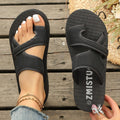 summer new arrival: plus-size women's casual comfort flat soft sole slip-on sandals - wholesale