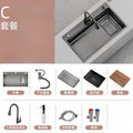 New arrival slag sink large single slot thickenedsus304 stainless steel for home kitchen sink sink sink