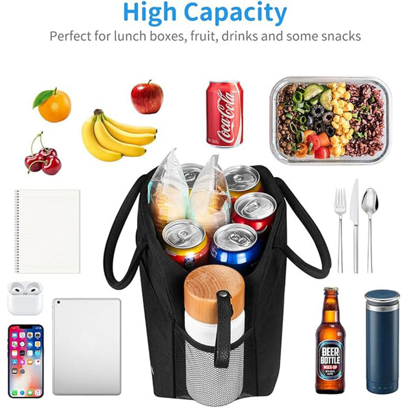 lunch box bag, thermal insulation bag, bento handbag, thickened aluminum foil lunch, special for office workers and students, fresh-keeping, cold-keeping and waterproof.