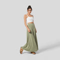 Insfashion cross-border fashioncasualpatchwork large swing knitted loose skirt summernew arrival