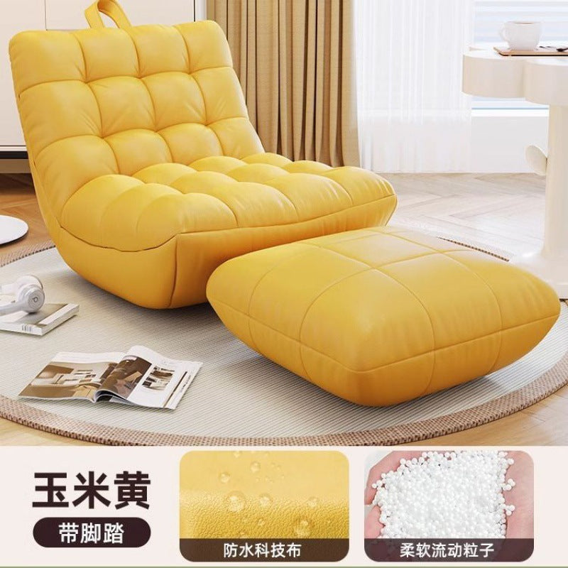 Popular lazy sofa can lie down and sleep bean bag caterpillar lounge chair bedroom small sofa balcony casual single seat