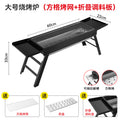 Portable folding bbq grill for outdoor use - home charcoal grill, camping bbq, mini charcoal stove