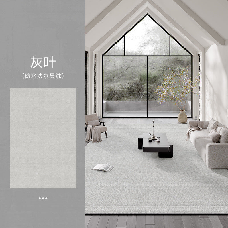 Distribute living room carpets  new style no-wash and wipeable sofa cream style waterproof bedroom bedside high-end floor mat