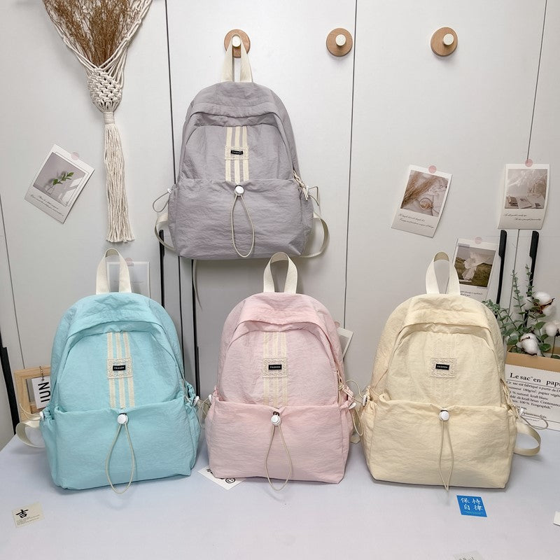 Outdoor sports bag new simple and versatile lightweight backpack leisure travel junior high school college student sports backpack