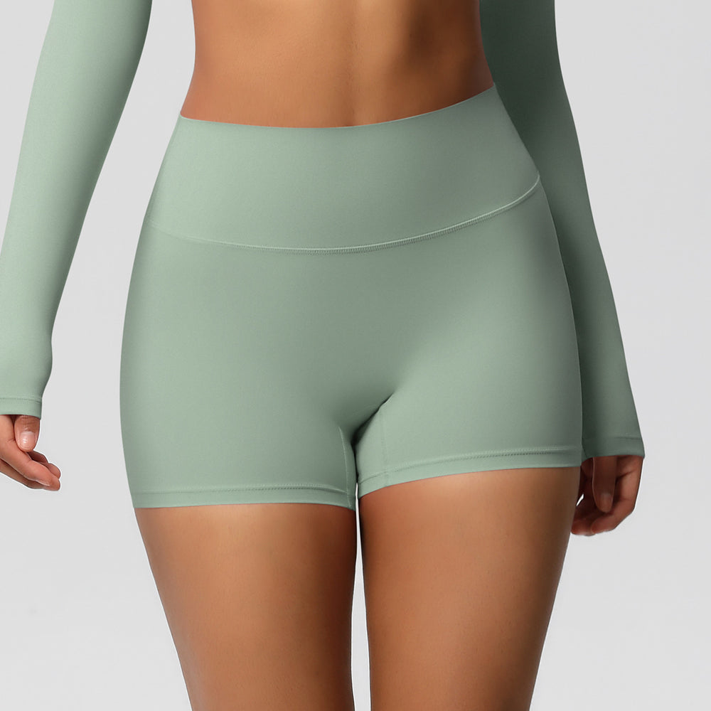 High-waisted, barely-there yoga shorts designed to lift your booty, flatten your tummy, and keep you supported. these quick-drying, breathable, form-fitting shorts are perfect for running, fitness, and any workout