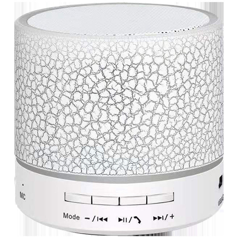 Cracked a9 wireless bluetooth speaker - iron horn stereo sound, outdoor mini portable, card slot, new bass gift box
