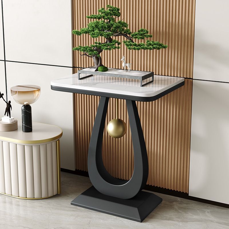 Italian light luxury flower stand storage rack flower stand rock slab flower stand casual living room sofa decorative rack balcony flower pot rack