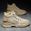 Boots men's high top 2025 new fleece-lined snow boots heattech men's shoes workwear cotton shoes winter boots wholesale