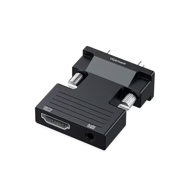 HDMI female to VGA male adapter converter with audio projector high definition computer display set top box hDMI
