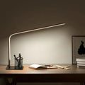 Led desk lamp - eye protection, study & reading light for college dorms - soft, desktop fill light - minimalist office lamp