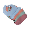 Personalized food grade silicone baby bib kids thin bib waterproof bib toddler bib soft saliva bib