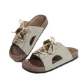 2026 summer new arrival: plus size chunky platform birkenstock-style slides - women's fashionable casual beach sandals for outdoor wear