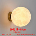 Nordic light luxury creative modern minimalist moon wall lamp astronaut kids room home bedroom bedside lamp