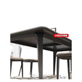 Rock slab dining table for home fully supported dining table and chair combination italian normcoreclassy modern casual rectangular dining table