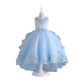 Exportin stockkids dress tail wedding dress princess dress female flower girl piano performance dress kids dress