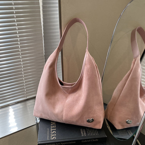 Cross-border fashion 2025 autumn and winter new large-capacity shoulder versatile casual tote bag women's retro trendy underarm bag
