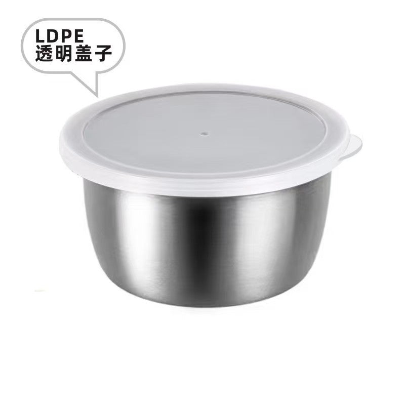 Factory direct supply 304 stainless steel seasoning dish large capacity sauce cup 50ml dipping dish with silicone cover wholesale