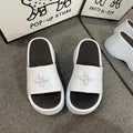 Thick soleplatform shoes slippers for women summer outwearthick sole stepping on shit feeling 2025new arrivalsummerpopular beach sandals