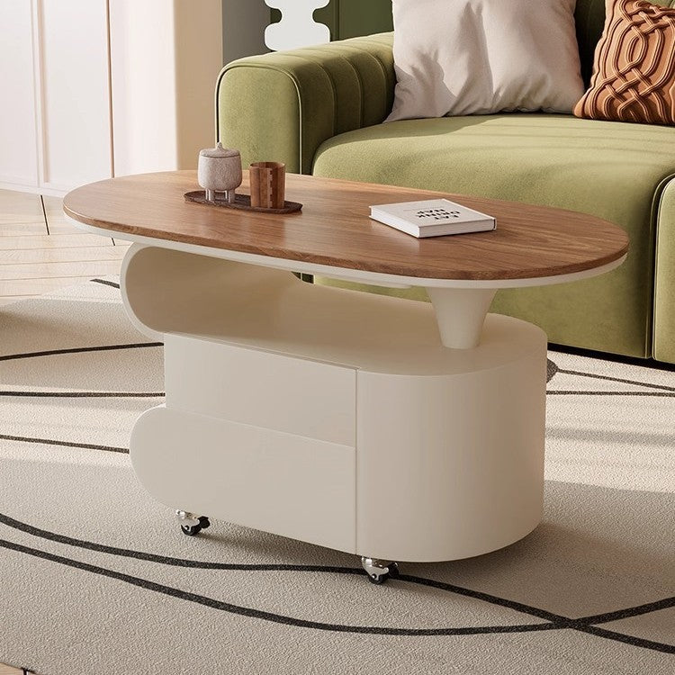 Italian-style modern for homemovable slate small coffee table small apartment new arrivalcasual solid wood with drawer storage