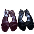 Za2025summernew arrival one strap thin heel high heel sandals women's fashion black high heels women