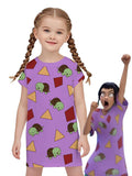 Rumi same style nightgown kpop witch girl girl cute cosplay bear and toot train dress