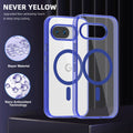 ice color magnetic suction suitable for google 9a charging mobile phone case pixel10 ice mist semi-transparent anti-fall cross-border case