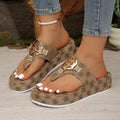Wholesale women's plus size platform slides with embroidered detail, metal buckle, lightweight beach sandals - perfect for export