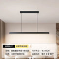 Modern minimalist integrated linear dining table/bar counter pendant light - eye-caring fixture for office, restaurant, and dining room