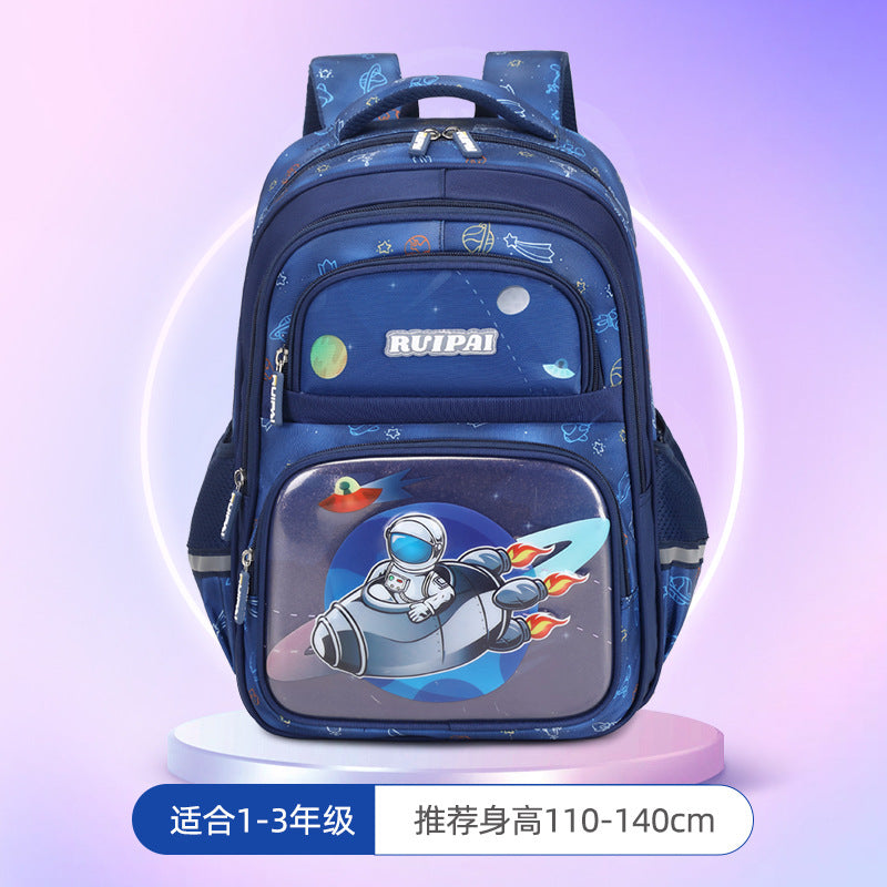 Rui brand children's schoolbag for girls in grades 1-2, large-capacity burden reduction cartoon for primary school girls, new and lightweight models for girls in 2024
