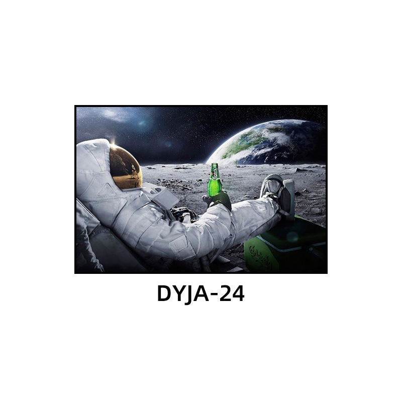 Bar background wall decorative painting American retro KTV box hanging painting industrial style nightclub foreign wine whiskey mural