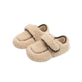 Girls' loafers:  new korean style, fleece-lined, lambswool outerwear cotton shoes for autumn and winter - warm and fuzzy kids' shoes