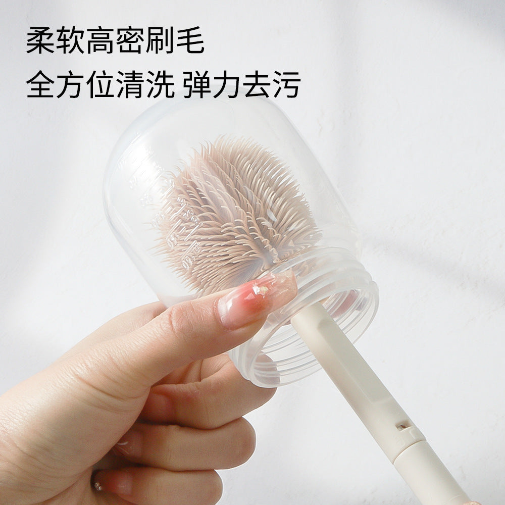 silicone bottle brush portable detachable bottle brush suit baby bottle cleaning brush maternity and baby products