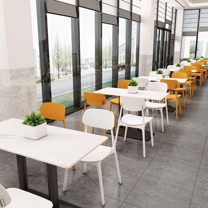 Company staff canteen catering snacks fast food restaurant dining table and chair commercial combination powder shop noodle shop restaurant restaurant school